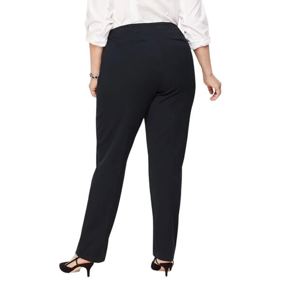 16P 16 P Refined Bi-Stretch Tailored Straight-Leg  NWOT black career causal work - Picture 1 of 10
